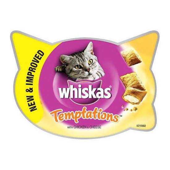 Whiskas temptations pollo 8x60g