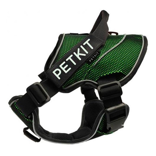 Petkit arnés verde/negro talla S