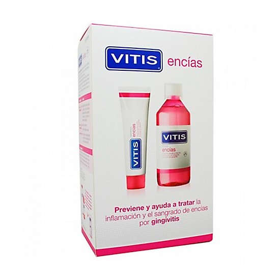 Vitis Pack encías pasta 100ml + Colutorio 500ml