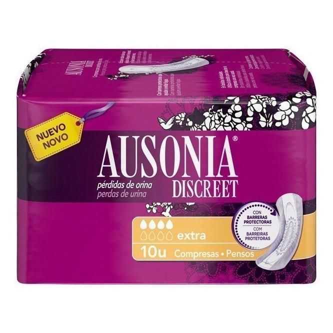 Ausonia discreet extra 10uds