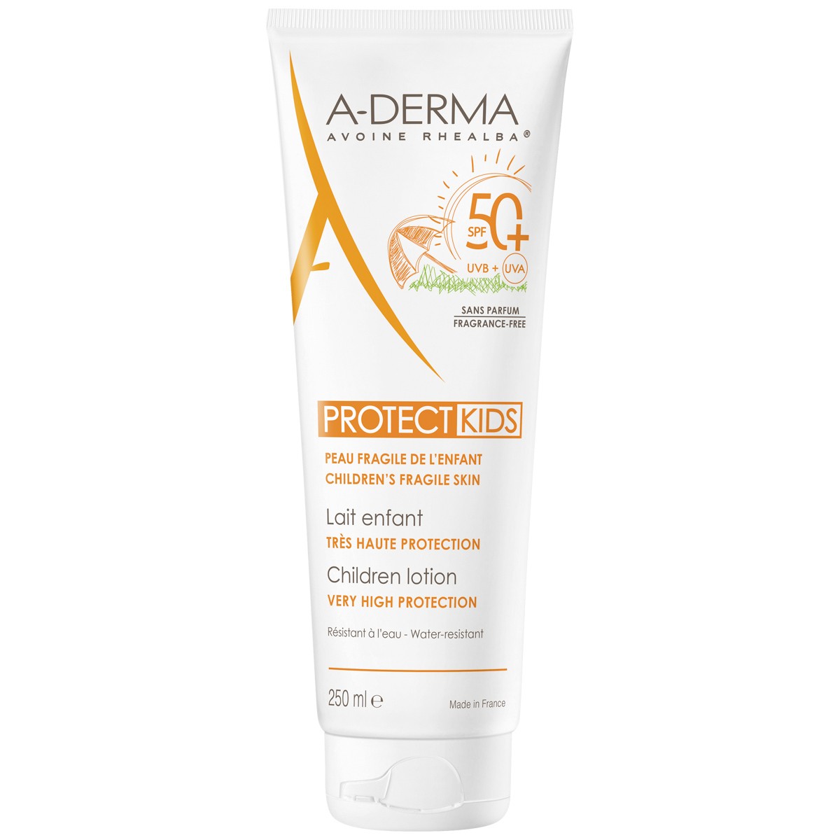 Aderma leche solar infantil spf-50+ 250ml