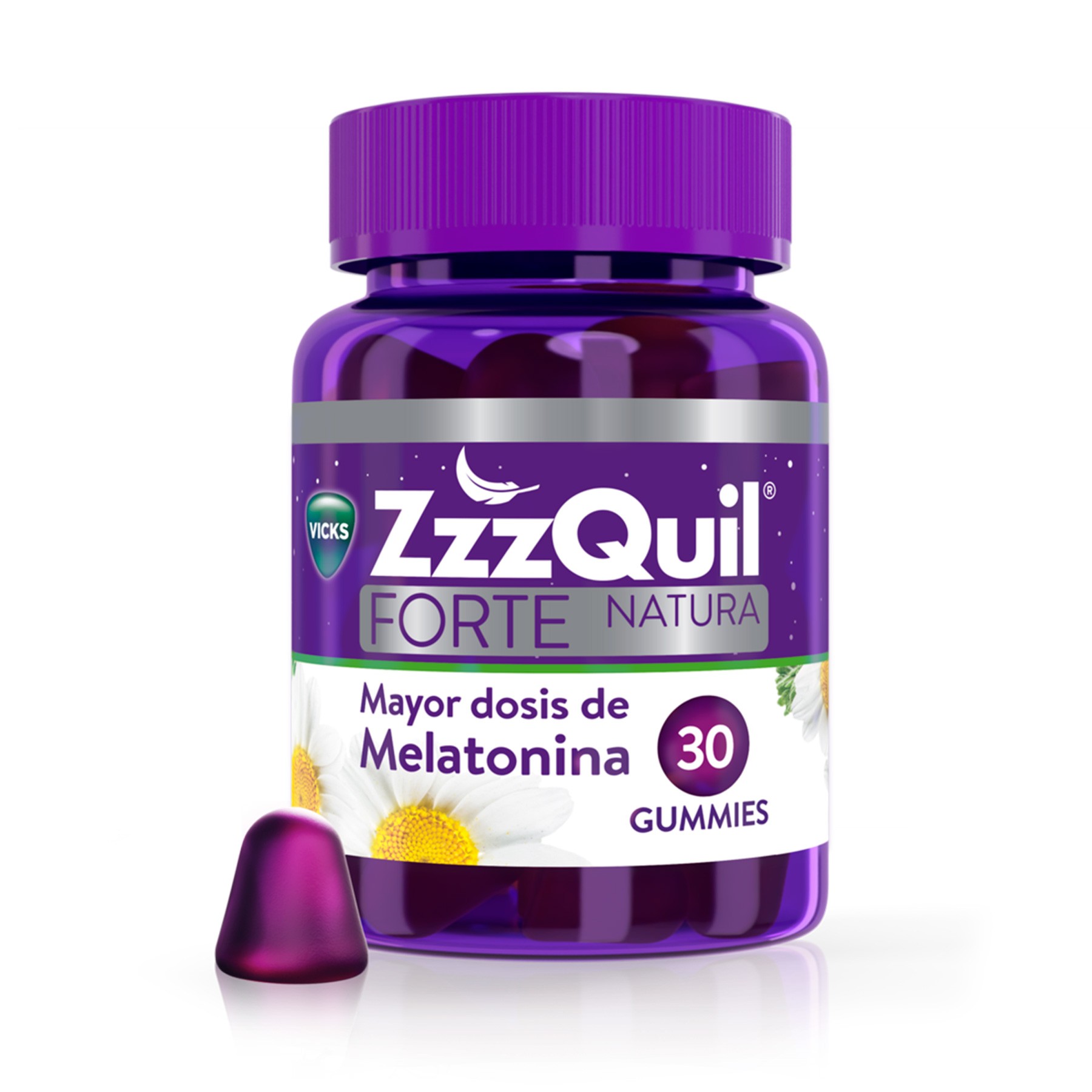 ZzzQuil NATURA Gominolas de Melatonina 1mg y Valeriana 30u