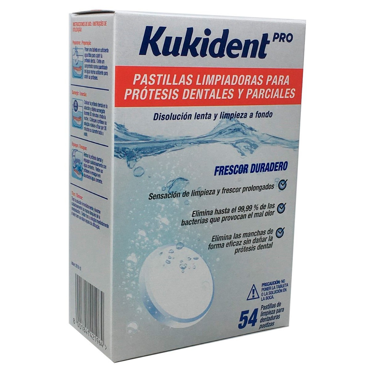 Kukident pastillas limpiadoras 54 und