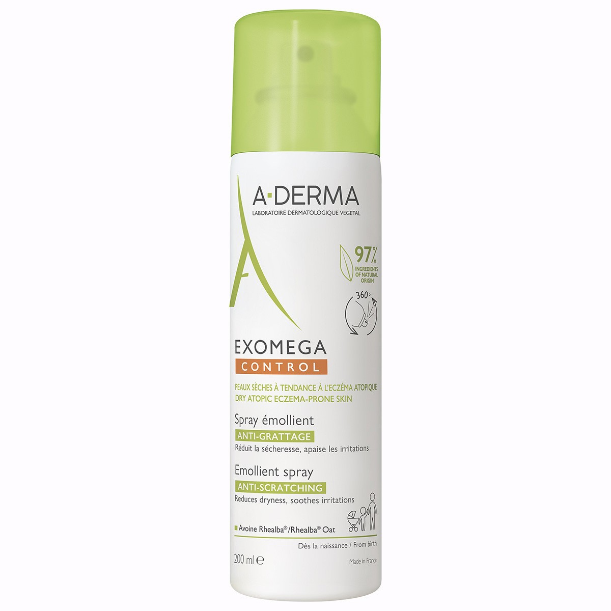 A derma exomega spary emoliente anti rascado 200ml