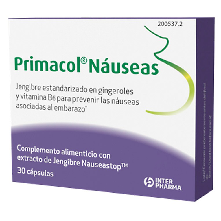 Primacol Náuseas 30 cápsulas