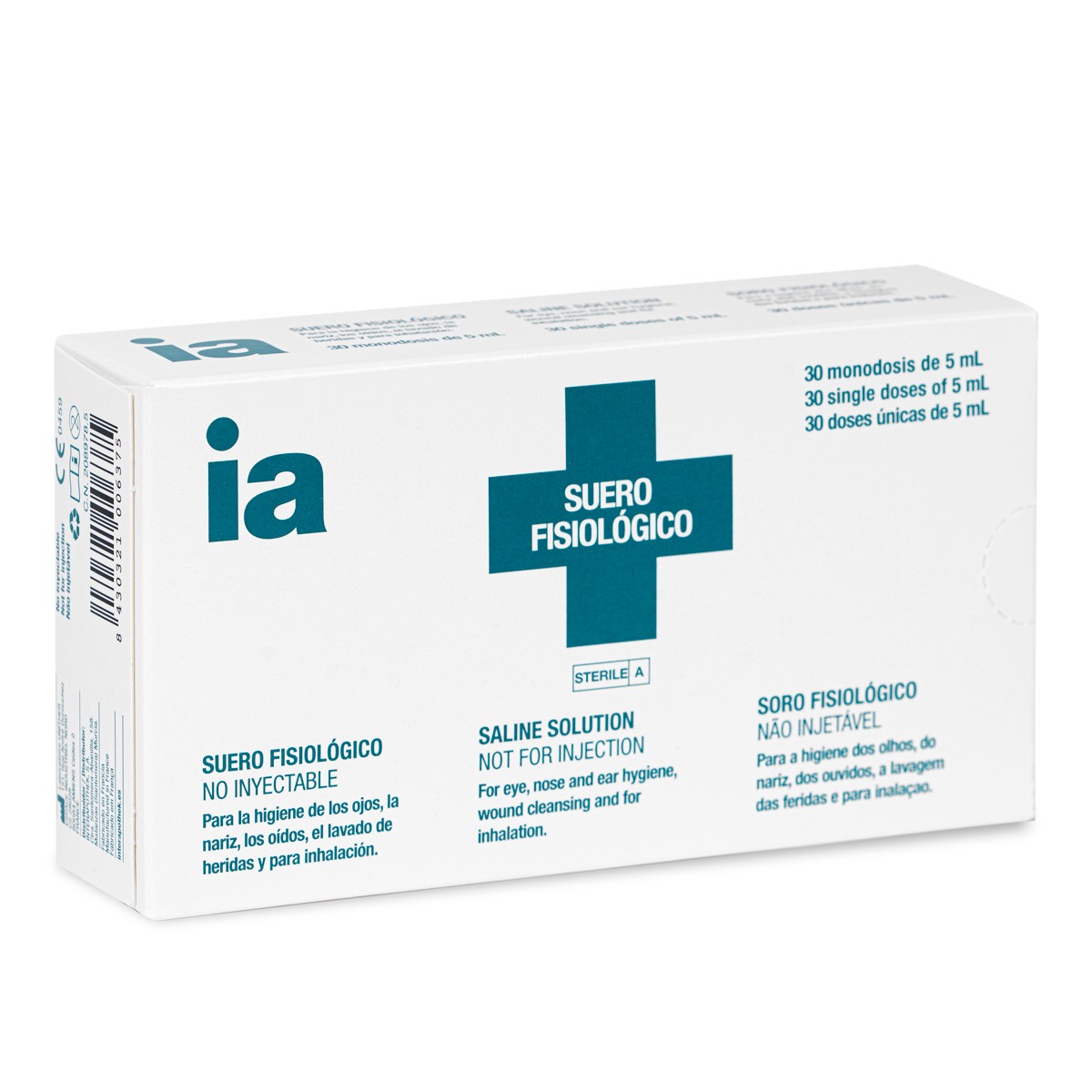 Interapothek suero fisiológico 30 monodosis