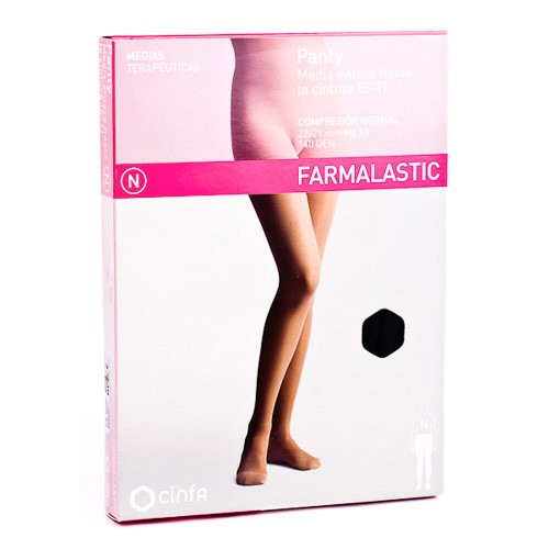 PANTY FARMALASTIC C/N NEGRO T/RP